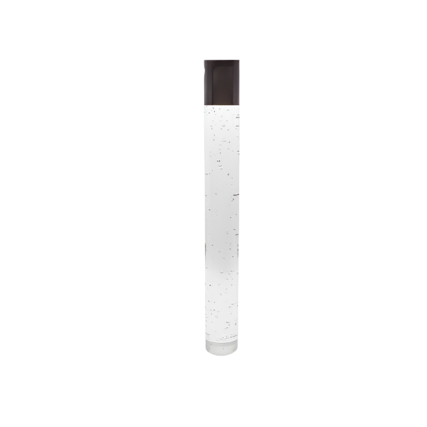 Lumien Stylish 13” Clear Glass Rod with Bubbles & Connector