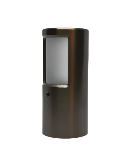 Lumien Dual 90° Opening Antique Brass Bollard Cap Cover