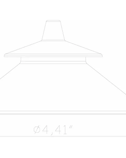 Lumien Durable 2-Tiered Micro Path Light Cap in Antique Brass