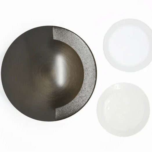 Lumien Antique Brass 180° Circular Light with Quick Connect
