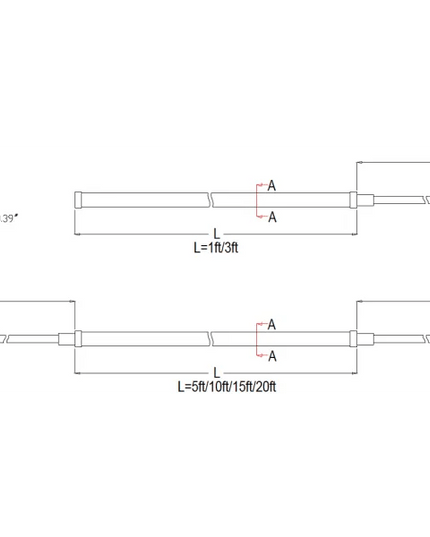 Lumien Durable 5' Side-Flex LED Strip – 2700K, 10W