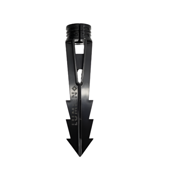 Lumien Durable 12" Black Ground Spikes