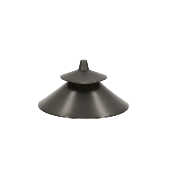 Lumien Durable 2-Tiered Micro Path Light Cap in Antique Brass
