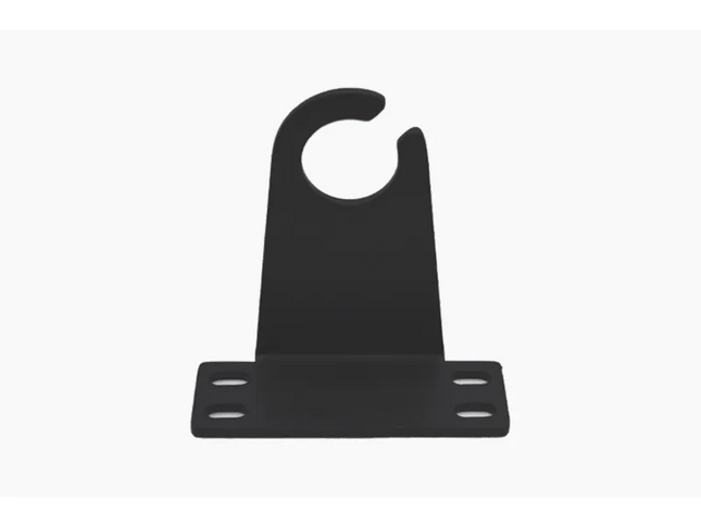 Lumien Black Aluminum Gutter Mount Bracket for Secure Installations