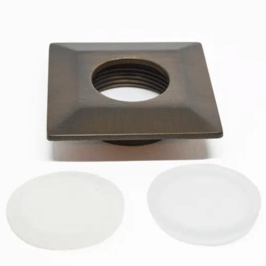 Lumien Square Flush Micro Light with Quick Connect and IP68 Rating