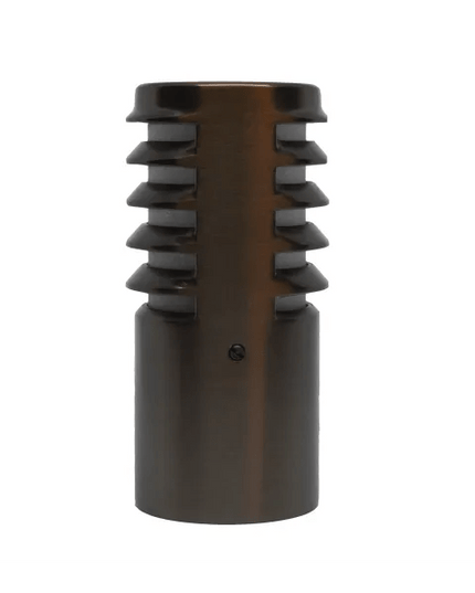 Lumien Antique Brass Louvered Bollard Cap 3600 with Warranty