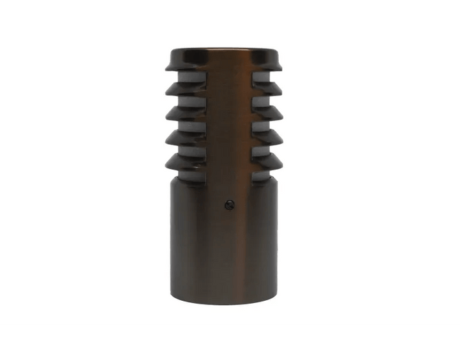 Lumien Antique Brass Louvered Bollard Cap 3600 with Warranty