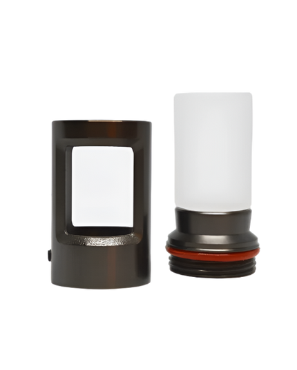 Lumien Antique Brass Nano Path Light Bollard with Quick Connect