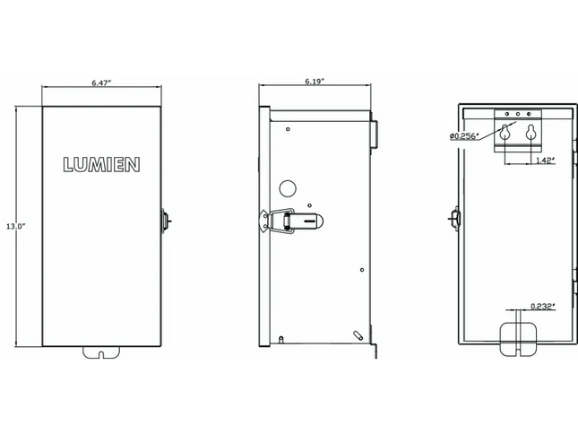 Lumien TR-300-S 300W Stainless Transformer with Timer & Photocell with 12/15V Output