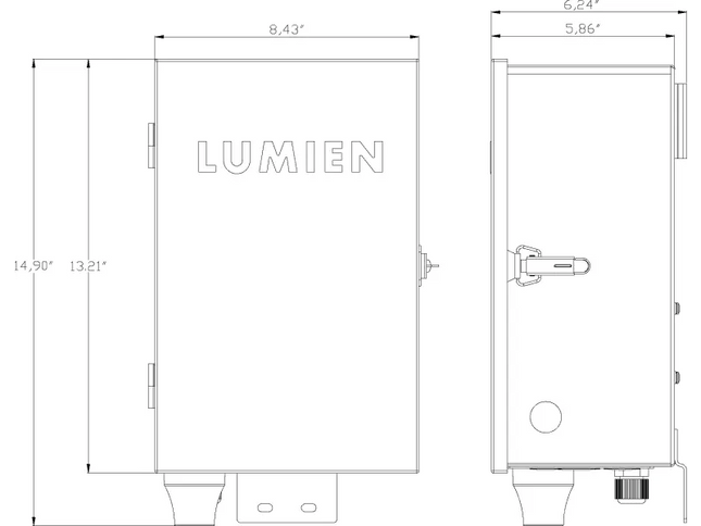 Lumien Robust TR-IQ600 Stainless Steel Transformer – 600W, 4 Zones