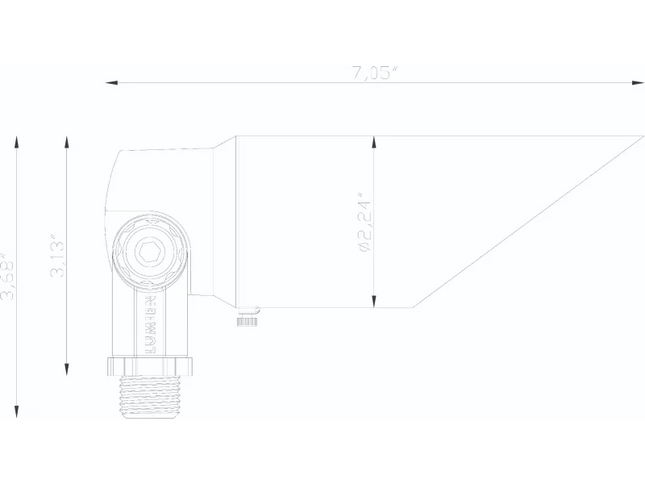Lumien Antique Brass MR16 Downlight – Directional, Durable, Glare-Free