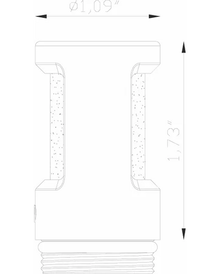 Lumien Antique Brass Nano Path Light Bollard with Quick Connect