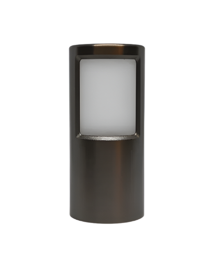 Lumien Dual 90° Opening Antique Brass Bollard Cap Cover
