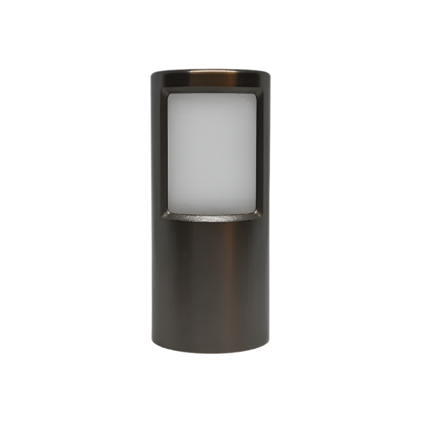 Lumien Dual 90° Opening Antique Brass Bollard Cap Cover