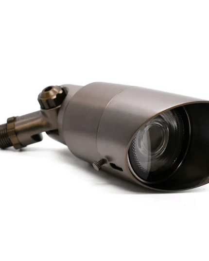 Lumien Antique Brass 10W LED Uplight with Adjustable Optics