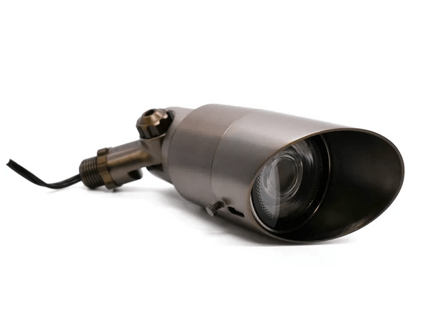Lumien Antique Brass 10W LED Uplight with Adjustable Optics