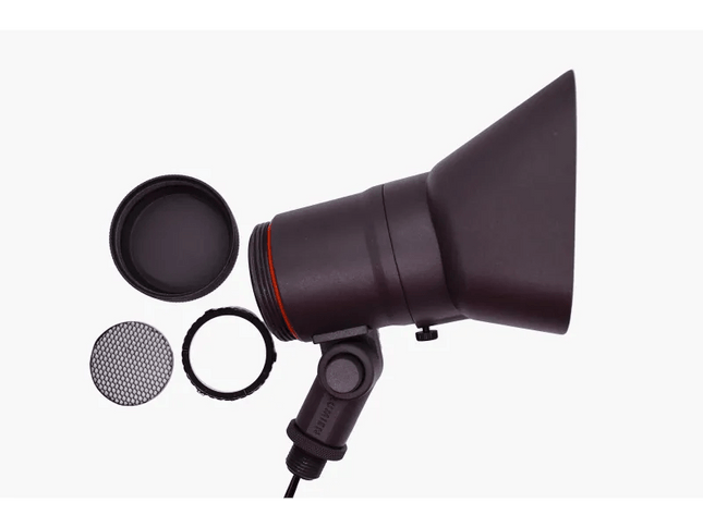 Lumien 15W Black LED Floodlight with Dimming & Optics