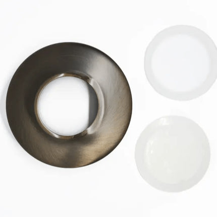 Lumien Brass Circular Shroud Light Accessory with Quick Connect