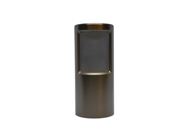 Lumien Antique Brass Bollard Cap with 90° Opening Cover