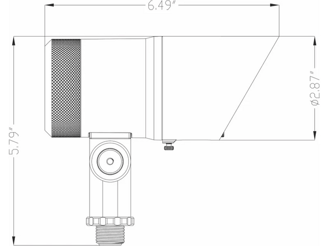 Lumien Bronze 8W LED Uplight – Dimmable Outdoor Landscape Fixture
