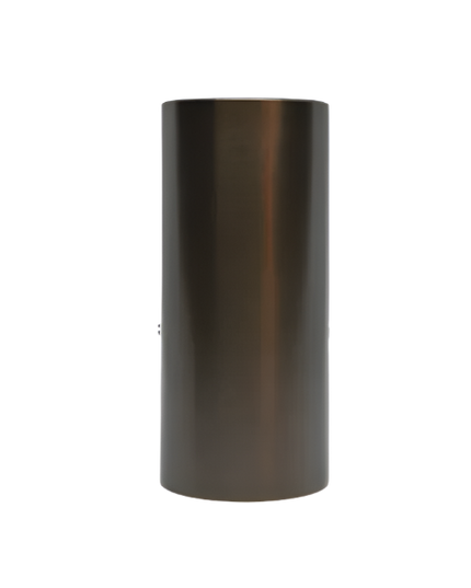 Lumien Antique Brass Bollard Cap with 90° Opening Cover