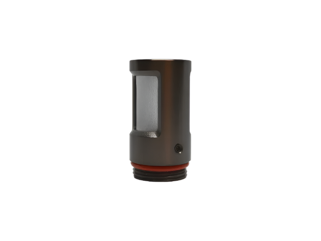 Lumien Antique Brass Nano Path Light Bollard with Quick Connect