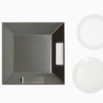 Lumien Recessed Square 2-Sided Brass Micro Light – IP68 Rated