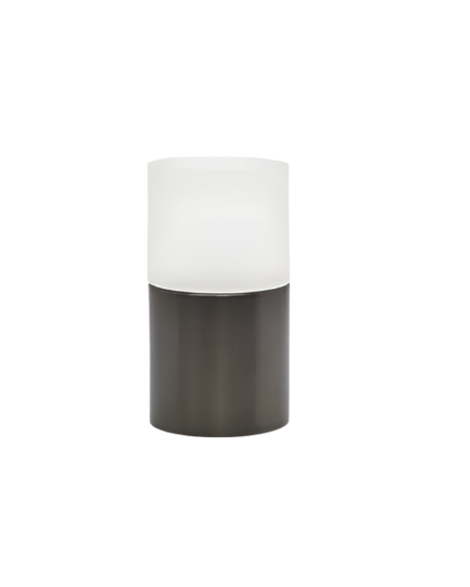 Lumien Brass Micro Bollard with 360° Frosted Glass Accessory