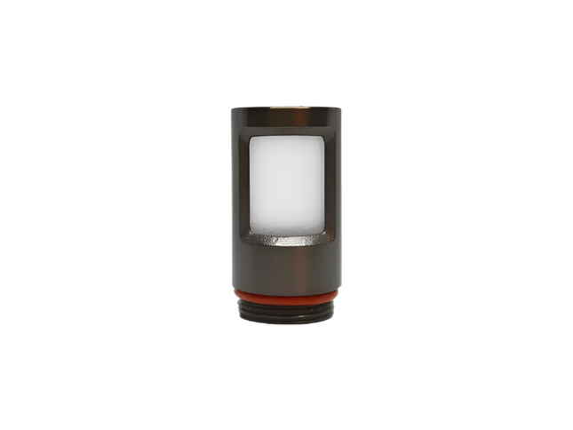 Lumien Antique Brass Nano Path Light Bollard with Quick Connect