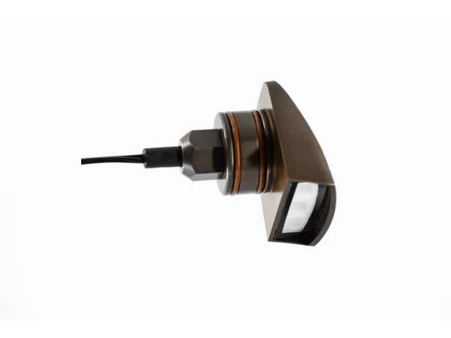 Lumien Antique Brass Hooded Wall Light – 2700K Warm Glow