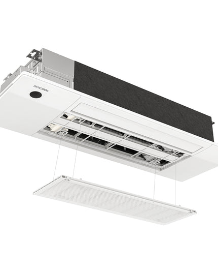 The MRCOOL® DIY® Series OuttaSight™ 9k BTU Ceiling Cassette is perfect for any space and provide discreet and out of sight heating and cooling.