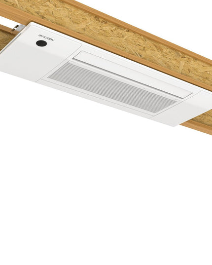 The MRCOOL® DIY® Series OuttaSight™ 18k BTU Ceiling Cassette provides efficient heating and cooling while remaining out of sight and discreet, making it a perfect fit for any space.