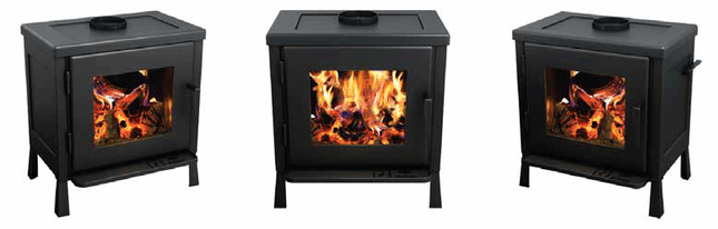 MF Fire Pendry Series Wood Stoves – Pendry 1 & 2 | Custom Panels, 75K-81K BTU, EPA-Certified