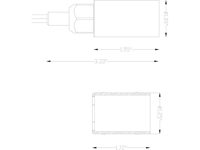 Lumien Antique Brass Nano Light – 2.5W, 2700K, 15° Beam