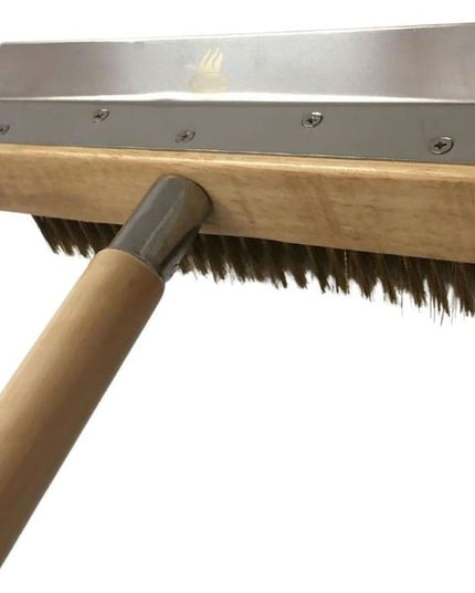 WPPO Heavy-Duty 36-Inch Pizza Oven Brush with Scraper