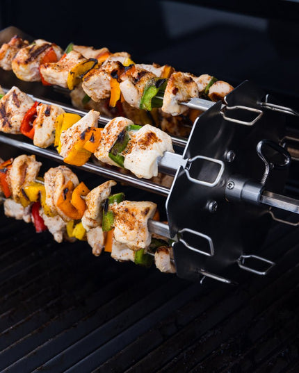 Rotisserie Kebab Rack with 8 Skewers