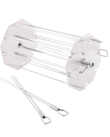 Rotisserie Kebab Rack with 8 Skewers