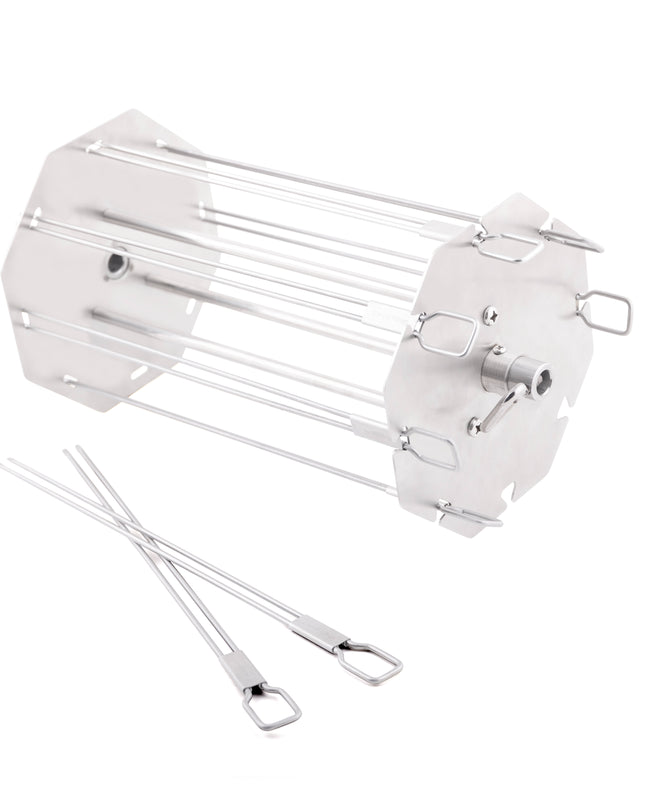 Rotisserie Kebab Rack with 8 Skewers