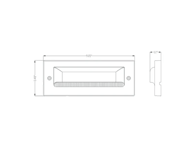Lumien Step Light Surface Mount 6W Bronze IP65 Shielded