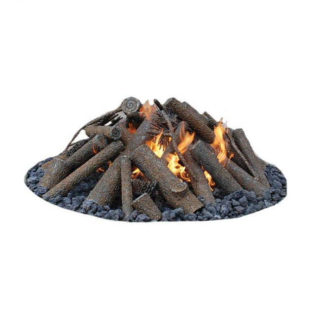Warming Trends 50” Wilderness Char Refractory Fire Pit Log Set