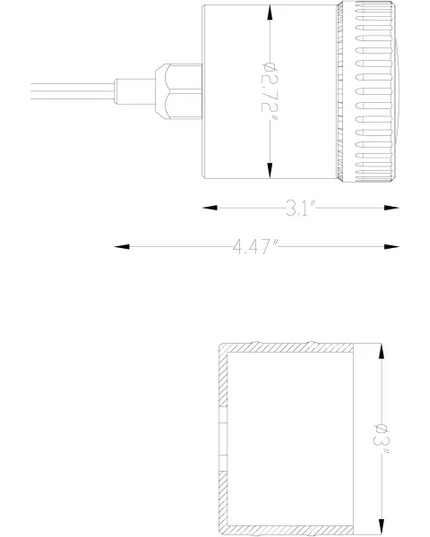 Lumien Tunable Brass Macro Light 10W – 2700K-5700K, IP68